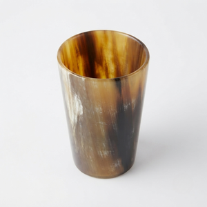 REHMAN CRAFT Tasse à boire artisanale en corne de buffle véritable, écologique, forme naturelle, style médiéval, verre à shot Viking RC-HG-0029 - Product Image 2