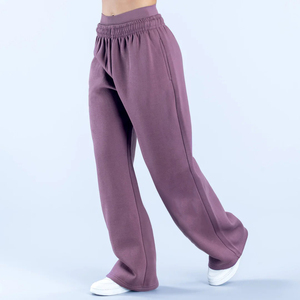 Hot Selling Loose Fit 100% Cotton Classic Fit <b>Straight</b> <b>Leg</b> Blank <b>Joggers</b> for <b>Women</b> Casual Wear Solid Color Breathable <b>Joggers</b> - Product Image 5