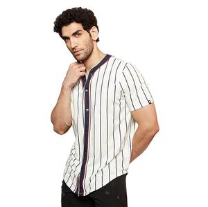 Vente en gros de maillots de baseball à la mode, uniformes de baseball en maille à séchage rapide et à manches courtes, personnalisés et bon marché par sublimation - Product Image 3