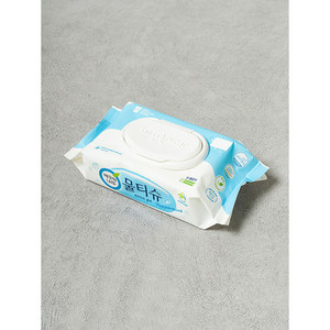 Lingettes nettoyantes pour le visage Nara de haute qualité, à la menthe poivrée, avec capuchon bleu, 80 lingettes, modèle Daiso2064 à prix réduit - Product Image 1