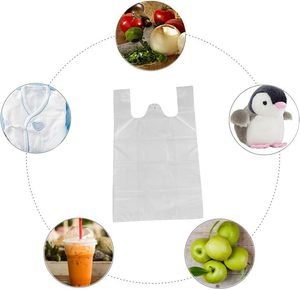 ถุงใส่เสื้อยืดแบบมีหูหิ้ว, ถุงช้อปปิ้งพลาสติกอเนกประสงค์ - Product Image 4
