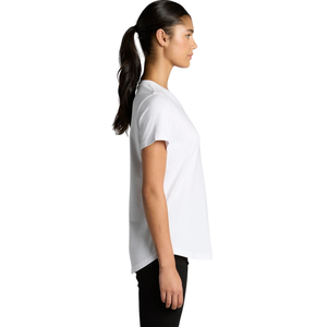 <b>Womens</b> O Neck Short Sleeve T Shirt Regular Fit Small Chest Print Clean <b>Back</b> Casual Wholesale Custom OEM Cotton Jersey Tee Shirts - Product Image 3
