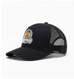 Tpu Trucker Cap Black Mesh Adjustable 6-Panel Casual Hat Unisex Adult Cartoon <b>Dog</b> Logo Front Panel Bulk Quantity - Product Image 4