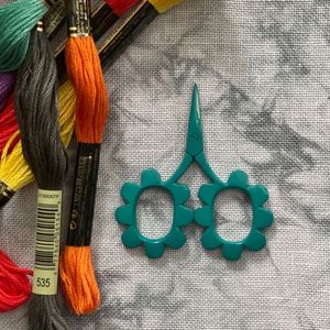 Rainbow <b>Sewing</b> <b>Scissors</b> Gift for Best Friend/Artist/Sewer Flower Power <b>Scissors</b> Fiber Art Toolbox Crochet Accessory Sharp C - Product Image 6