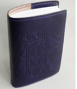Handmade Genuine Leather Journal <b>Notebook</b> with Embossed Elephant Design | Vintage Travel Diary Handmade| Embossed Diary Book | - Product Image 3