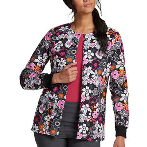 Chaquetas Médicas Estampadas para Mujeres, Uniformes de Enfermería, Chaquetas de Trabajo con Spandex para Dentistas, Enfermeras y Hospitales - Product Image 3