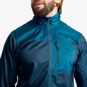 Veste coupe-vent écologique pour homme en tissu polyester recyclé, mode durable, veste de sport à capuche pour homme - Product Image 4