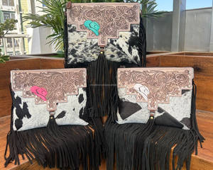 กระเป๋าสะพายข้างหนังวัวแท้สำหรับผู้หญิง, กระเป๋าสะพายข้างกระเป๋าหนังวัวแท้ทรงเครื่องมือคุณภาพสูง - Product Image 3