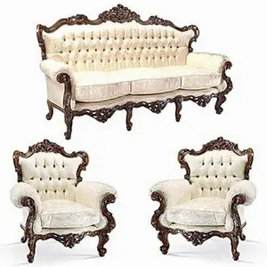 Hermoso sofá de lujo, juegos de sofás, muebles de estilo antiguo y moderno, cama con dosel de madera, camas talladas a mano, mesas y artesanías