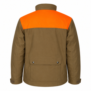 Chaqueta de Caza Personalizada de Tejido Softshell, Alta Visibilidad, Color Naranja, Impermeable, Resistente al Viento, para Invierno, Caza al Aire Libre, OEM, ODM - Product Image 6