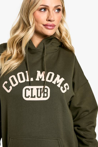 Tissu en coton polaire d'hiver non doublé de haute qualité, respirant, sweat à capuche surdimensionné pour femme, épaules tombantes, streetwear personnalisé - Product Image 6