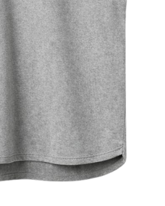 Camiseta sin mangas gris para hombre, chaleco informal de gimnasio, camisa de algodón transpirable para verano, ajuste holgado, ropa deportiva para entrenamiento atlético. - Product Image 5