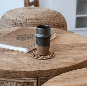 Tableware Item New Natural Rattan Coffee Tea Juice <b>Glass</b> <b>Coasters</b> in high demand Tabletop Organizer - Product Image 5