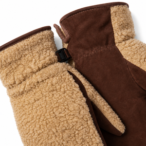 Gants de ski et de snowboard pour femmes, en polaire, chauds, à cinq doigts, avec fermeture à glissière, imperméables, en polyuréthane, compatibles avec les écrans tactiles - Product Image 4