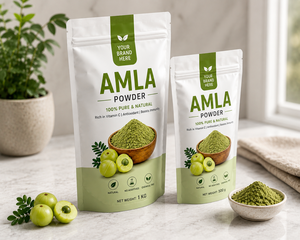 Amla Powder <b>Herbal</b> <b>Supplement</b> Fine Ground Gooseberry Powder for Daily Wellness and Smoothies - Product Image 3