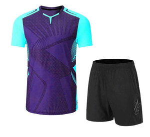 Vente en gros de nouveaux uniformes de tennis de table personnalisés pour hommes, de haute qualité, respirants, à séchage rapide, impression numérique - Product Image 6