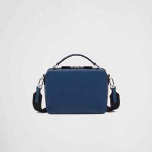 2025 Trendy Custom Premium Messenger Bag Luxury Saffiano Fabric Leather Crossbody Side Bag High Quality <b>Chest</b> Bag with Log - Product Image 4