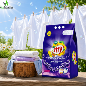 Herbal Lavender Laundry Powder for White <b>Clothes</b> | Powerful Stain Removal Fresh Fragrance Daily Wash Detergent Pack Home Formula - Product Image 3