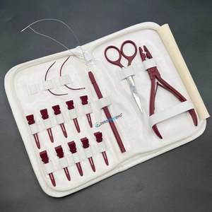 Kit de Herramientas Profesionales de Acero Inoxidable para Extensiones de Cabello, Alicates de 2 Orificios, Pinzas para Secciones de Cabello, Logotipo Personalizado, Venta al Por Mayor ZETOMED PRO - Product Image 3