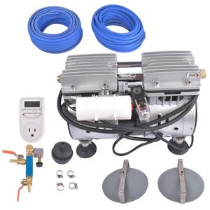 Aeratore per laghetto in metallo e plastica da 110V 5.2 CFM 3/4 HP/550 W, sistema di aerazione per laghi e stagni per acquacoltura - Product Image 4