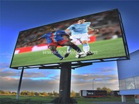 Écran de télévision étanche HD d'extérieur p6, panneau d'affichage géant Led