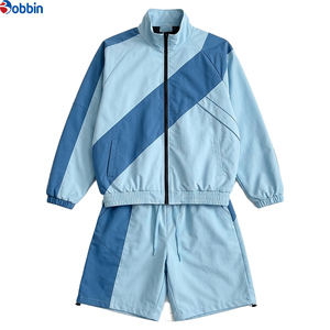 Conjuntos Deportivos Personalizados para Mujer y Hombre, Ropa de Entrenamiento, Chaqueta Cortavientos Personalizada, Conjunto de Verano con Pantalones Cortos y Sudadera con Capucha para Hombre, Venta al Por Mayor - Product Image 2