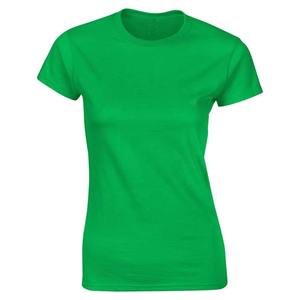 T-shirt chic en tissu doux pour femme, tee-shirt uni décontracté pour tous les jours, chemise en coton à motif tendance pour femme - Product Image 4