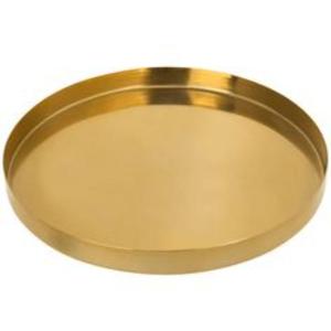 Bandeja de Latón de Lujo, Plato para Servir Intrincadamente Hecho a Mano, Vajilla Decorativa Tradicional para Mesa, Comedor, Cocina, Restaurante, Hotel, Hospital - Product Image 5