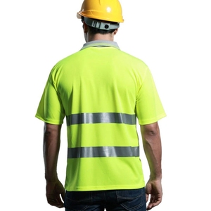 Polo de travail haute visibilité avec bande réfléchissante, tissu respirant durable, uniforme professionnel pour l'extérieur et l'industrie - Product Image 3
