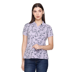 Camisetas Polo de Verano para Mujer, Estampadas, de Manga Corta, Corte Ajustado, Casuales, para Exportación 2026, de BD - Product Image 5