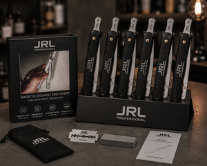มีดโกนหนวดตรง JRL ทำจากสแตนเลสสีทอง คุณภาพสูง พร้อมบริการสกรีนโลโก้และบรรจุภัณฑ์สีตามสั่ง - Product Image 2