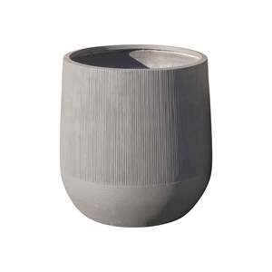 Ensemble de 3 jardinières d'extérieur en faux ciment avec trous de drainage inclus pour l'affichage de fleurs - Product Image 6