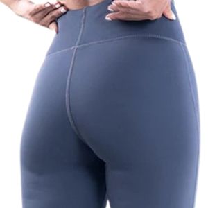 Pantalon évasé taille haute bleu acier pour femme, coupe slim extensible, style bootcut, longueur complète, décontracté, legging de yoga, mode - Product Image 6