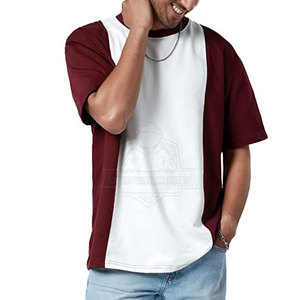 T-shirt élégant pour homme à épaules tombantes, 100 % coton, tissu respirant, manches classiques, col rond, coupe confortable, écologique - Product Image 4