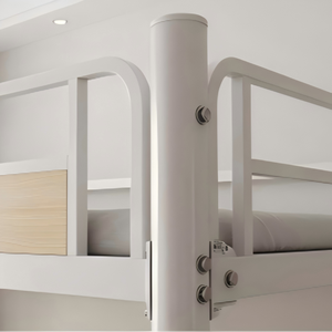 <span class=keywords><strong>Lit</strong></span> mezzanine moderne minimaliste en métal avec bureau intégré et étagères <span class=keywords><strong>pour</strong></span> dortoirs <span class=keywords><strong>étudiant</strong></span>s et petits appartements - Product Image 3
