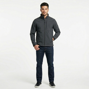 Veste softshell coupe-vent de haute qualité pour homme, nouvelle conception, manches longues, doudoune, vente en gros - Product Image 4