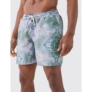 <b>Mens</b> Quick Dry Gym <b>Shorts</b> Printed Athletic Training Running <b>Shorts</b> Breathable Fitness Workout Trunks With Drawstring - Product Image 5