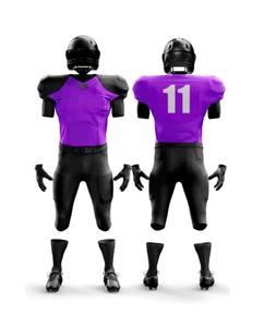 Conjuntos de Pantalones y Camisetas de Fútbol Americano Personalizados al por Mayor, Nombre del Equipo, Manga Corta, Tela Transpirable, Tallas Grandes, Servicio ODM OEM - Product Image 4