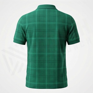 Vente en gros de polos pour hommes sur mesure avec logo imprimé, nouveau design, couleur unie, tissu tricoté, fabriqué au Pakistan - Product Image 2