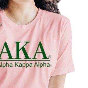 T-shirt rose pour femme à manches courtes, épais, avec imprimé graphique lettres vertes, col rond décontracté, en coton doux, pour le quotidien - Product Image 3