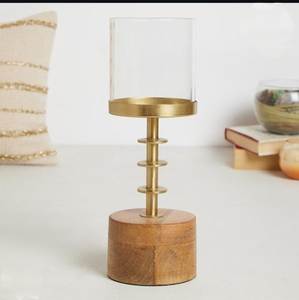 New Arrival 2026 Natural Wooden Candle <b>Stand</b> With Star Shape Handmade <b>Tea</b> Light Dinnerware Households Item Candle Holder - Product Image 6