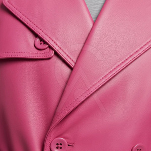 Venta Directa de Fábrica, Gabardina Ecológica, Transpirable y Personalizable para Hombre, Tejido Suave, Diseño Clásico, Manga Larga, Hecha de Cuero - Product Image 6