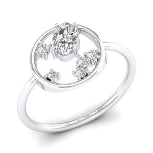 Anillos de Moissanita con Certificación GRA de Plata de Ley 925 a Precio de Mayoreo REYES, Anillos de Compromiso, Boda y Promesa de Alta Calidad para Mujer - Product Image 2