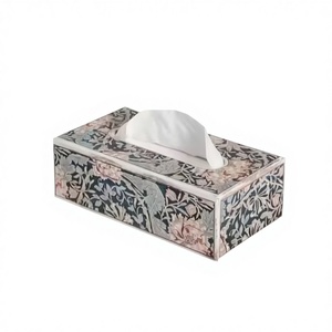 ที่ใส่กระดาษเช็ดปาก MDF คุณภาพพรีเมียม เป็นมิตรกับสิ่งแวดล้อม สไตล์อเมริกัน ทำด้วยมือ ทนทาน ใช้ได้ทุกวัน กล่องใส่กระดาษทิชชู  โลโก้สั่งทำได้ บรรจุภัณฑ์ Lodi - Product Image 1