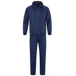 Pakistan Manufacturer Men's Solid Lightweight Sports Track Suit Zip Hoodie <b>Jogger</b> Set Custom Color & Logo OEM Service - Product Image 1