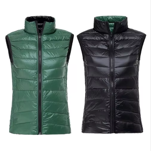 Black Hot <b>Pink</b> Purple Red Green Lightweight Puffer Vest Quilted Sleeveless Winter Gilet Custom Logo OEM Factory Premium - Product Image 5