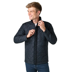 Hot Sale Quilted Puffer <b>Jacket</b> Mens USA Size Streetwear <b>Padded</b> Winter Coat Manufacturer Custom Logo Private Label - Product Image 4