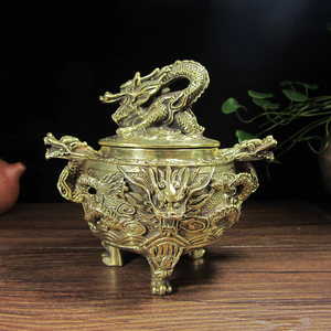 Traditional <b>Bakhoor</b> Incense Burner Arabic Style <b>Oud</b> Holder Religious Eco-Friendly Natural for Home Fragrance Cultural Ambience - Product Image 5