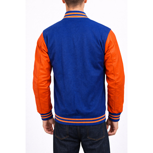 High Quality Custom Logo Mens Varsity Jacket Winter <b>Fleece</b> Leather Bomber Embroidery Streetwear Letterman Varsity Jacket for Man - Product Image 2