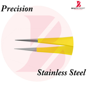 Pinces de précision à pointe ultra-fine de la plus haute qualité, en acier inoxydable, pour extensions de cils greffés - Product Image 3